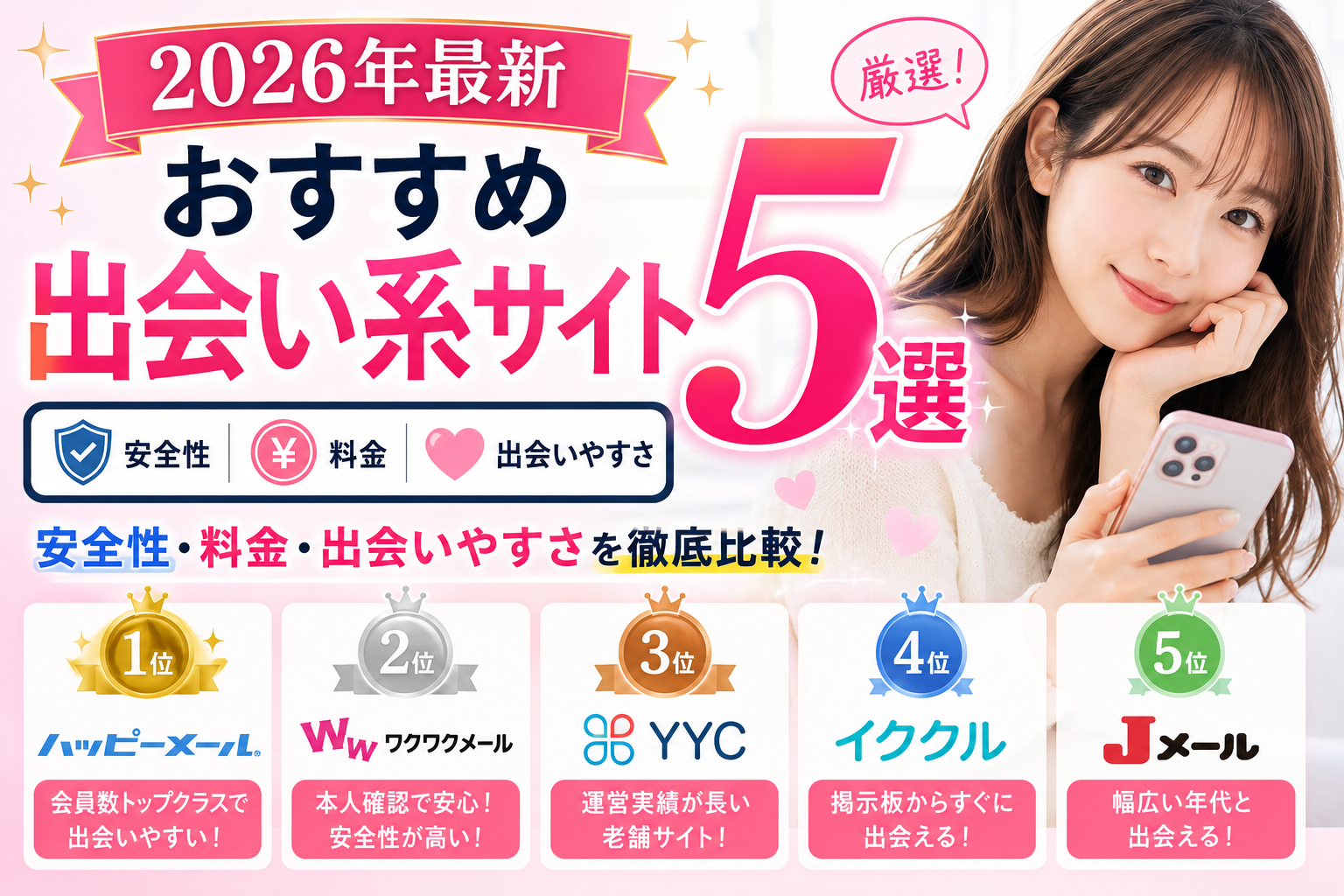 おすすめ出会い系サイトランキング