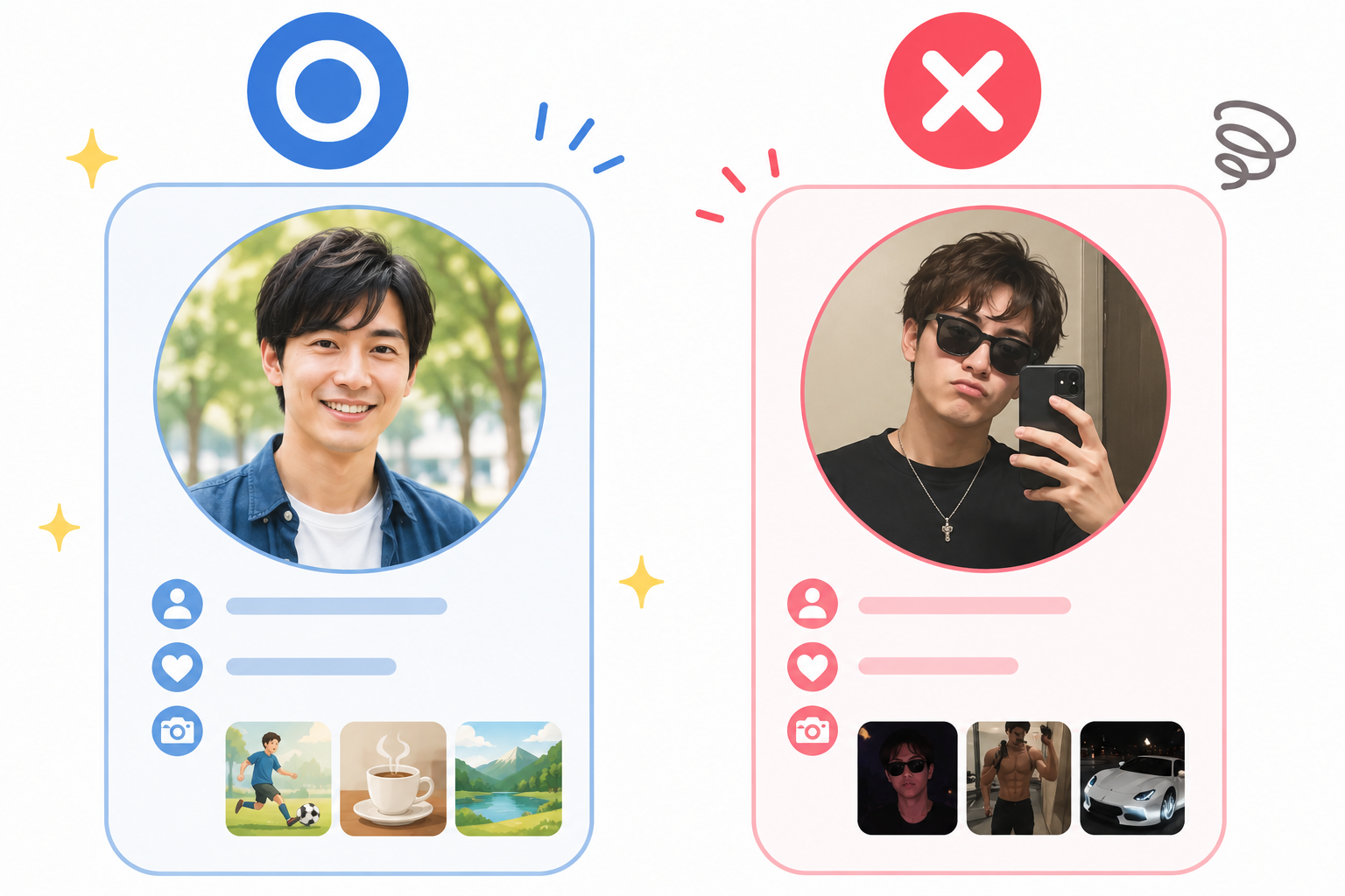 YYC　プロフィール写真は自然な笑顔がおすすめ
