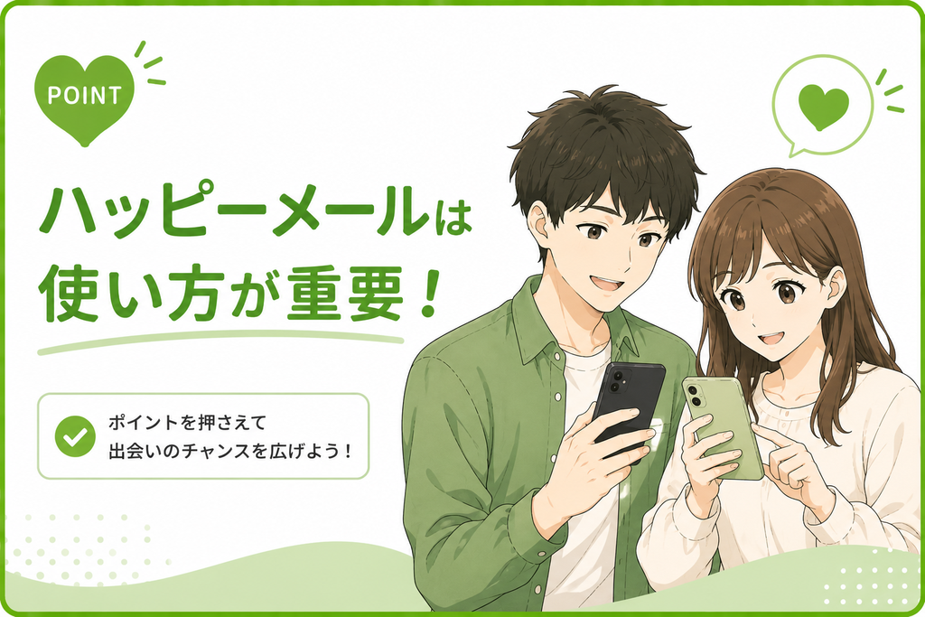 ハッピーメール ハッピーメールは使い方が重要