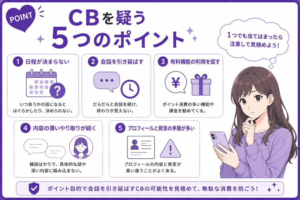 ワクワクメール CBを疑う5つのポイント