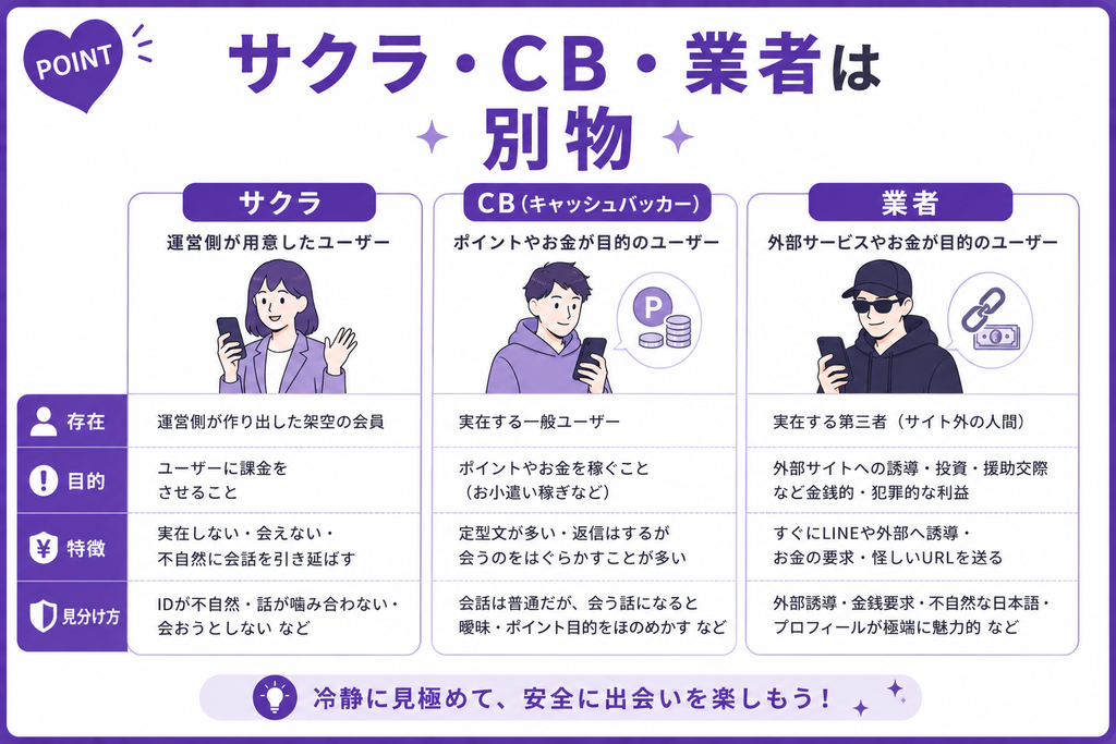 ワクワクメール サクラ・CB・業者は別物